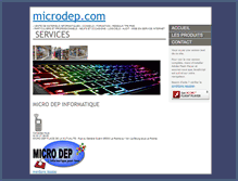 Tablet Screenshot of microdep.com